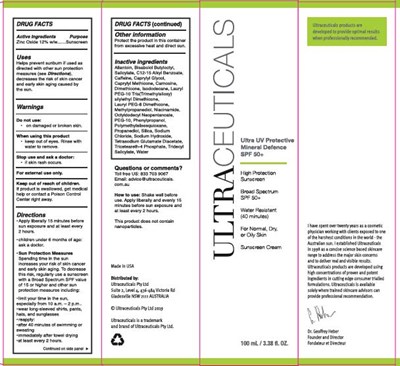 UC 100ml - Ultra UV Protective Mineral Defence 100ml Carton (12 2 19)